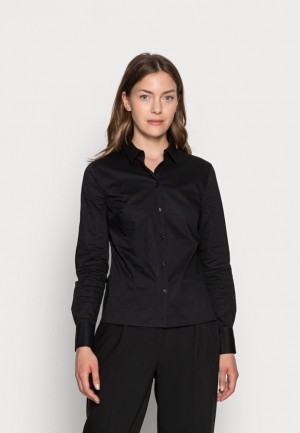 Dámské Košile Anna Field Button Down Blouse Černé | FYSU-12376