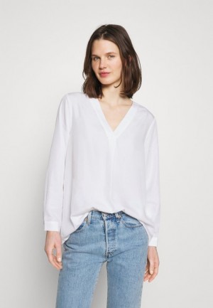 Dámské Košile Anna Field Long Sleeved Top Bílé | LKUX-68350
