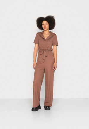 Dámské Kombinéza Anna Field Jumpsuit Hnědé | VOMF-86490
