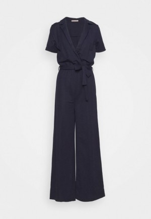 Dámské Kombinéza Anna Field Jumpsuit Tmavě Blankyt | CFZD-18627