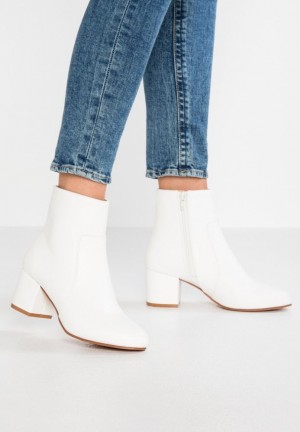 Dámské Kotníkové Boty Anna Field Ankle Boots Bílé | TGJK-08364