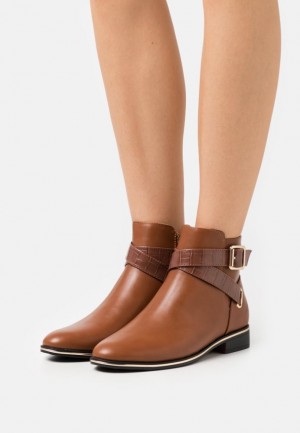 Dámské Kotníkové Boty Anna Field Ankle Boots Hnědé | SUMH-90236