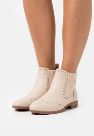 Dámské Kotníkové Boty Anna Field Ankle Boots Béžový | RTOA-61732