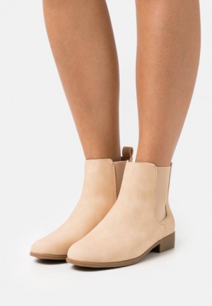 Dámské Kotníkové Boty Anna Field Classic Ankle Boots Béžový | YGRX-30187