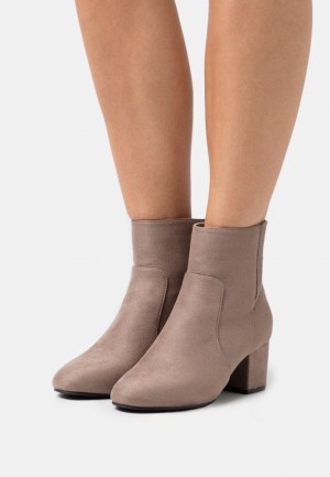 Dámské Kotníkové Boty Anna Field Classic Ankle Boots Šedé Hnědé | GIOQ-40628