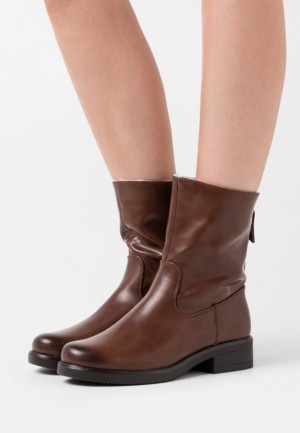 Dámské Kotníkové Boty Anna Field Classic Ankle Boots Tmavě Hnědé | DPQK-03794