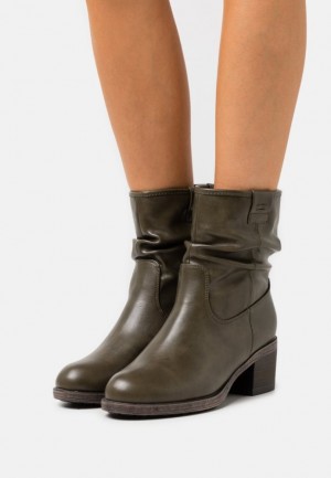 Dámské Kotníkové Boty Anna Field Classic Ankle Boots Olivy Zelené | CTAK-16498