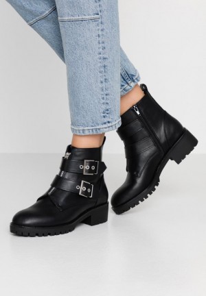 Dámské Kotníkové Boty Anna Field Cowboy Cyklistické Ankle Boot Černé | MYTU-17635