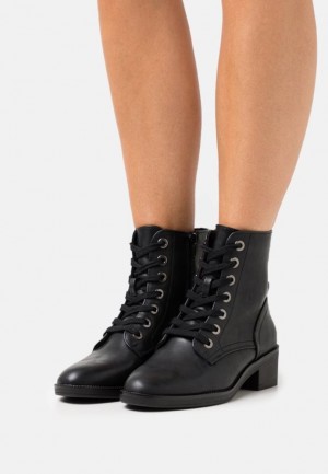 Dámské Kotníkové Boty Anna Field Krajkové Up Ankle Boots Černé | JTCP-26374