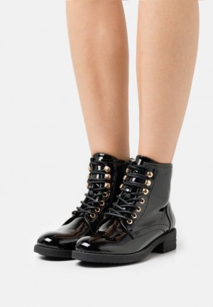 Dámské Kotníkové Boty Anna Field Krajkové Up Ankle Boots Černé | RQMW-97031