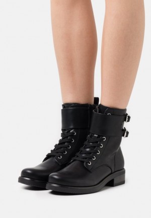 Dámské Kotníkové Boty Anna Field Krajkové Up Ankle Boots Černé | QDPN-76521