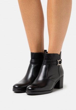 Dámské Kotníkové Boty Anna Field Læder Ankle Boots Černé | MKUB-25937