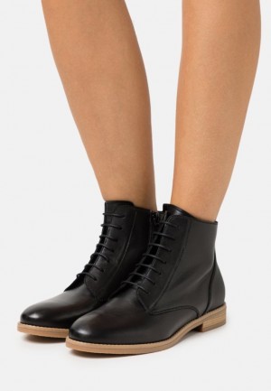 Dámské Kotníkové Boty Anna Field Læder Ankle Boots Černé | JCWX-69472