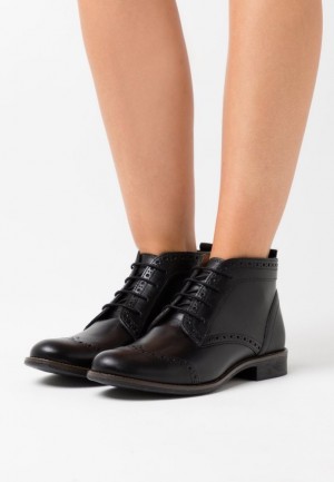Dámské Kotníkové Boty Anna Field Læder Ankle Boots Černé | FBRY-14526
