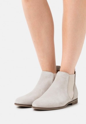 Dámské Kotníkové Boty Anna Field Læder Ankle Boots Šedé | EWZK-62190