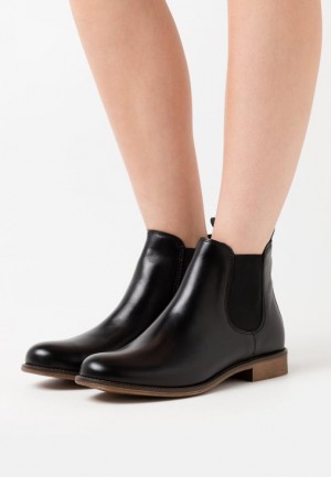 Dámské Kotníkové Boty Anna Field Læder Ankle Boots Černé | ZUJK-29370