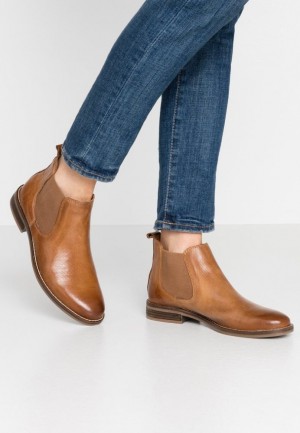 Dámské Kotníkové Boty Anna Field Læder Booties Ankle Boots Hnědé | HZXK-32416