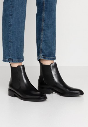 Dámské Kotníkové Boty Anna Field Læder Chelseas Classic Ankle Boots Černé | FIKS-82375