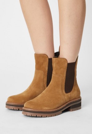 Dámské Kotníkové Boty Anna Field Læder Classic Ankle Boots Hořčice Žluté | LQJD-38965