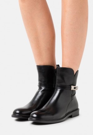 Dámské Kotníkové Boty Anna Field Læder Classic Ankle Boots Černé | YLKB-07489