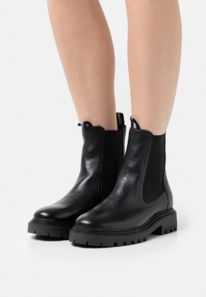 Dámské Kotníkové Boty Anna Field Læder Classic Ankle Boots Černé | GAFC-90513