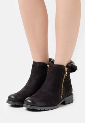 Dámské Kotníkové Boty Anna Field Læder Classic Ankle Boots Černé | XIRV-91582
