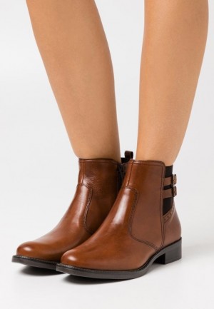 Dámské Kotníkové Boty Anna Field Læder Classic Ankle Boots Hnědé | VAMX-76831