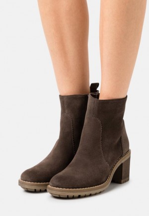 Dámské Kotníkové Boty Anna Field Læder Classic Ankle Boots Hnědé | QZCW-63417