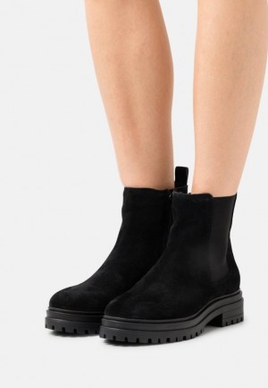 Dámské Kotníkové Boty Anna Field Læder Classic Ankle Boots Černé | QUJS-03745
