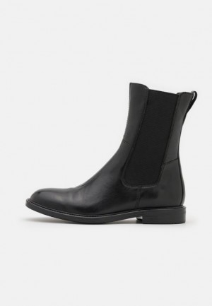 Dámské Kotníkové Boty Anna Field Læder Classic Ankle Boots Černé | PWSQ-06395