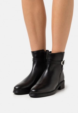 Dámské Kotníkové Boty Anna Field Læder Classic Ankle Boots Černé | PUFN-58601