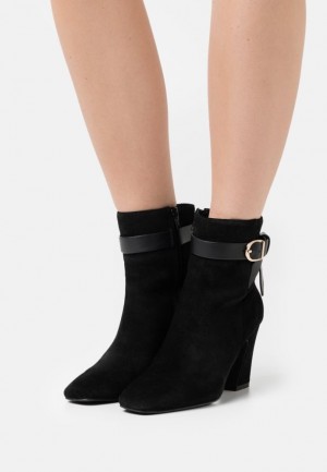 Dámské Kotníkové Boty Anna Field Læder High Podpatku Ankle Boots Černé | YSXI-41270