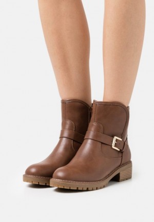 Dámské Kotníkové Boty Anna Field Pohodlí Classic Ankle Boots Hnědé | VJAE-76501