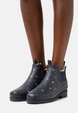 Dámské Kotníkové Boty Anna Field Wellies Tmavě Blankyt | VEFN-21503