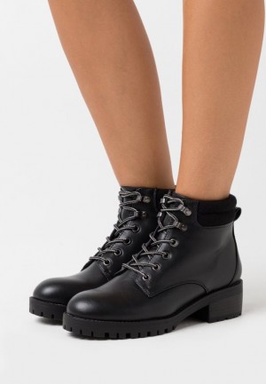 Dámské Kotníkové Boty Anna Field Zimní Boot Ankle Boots Černé | URQM-09854