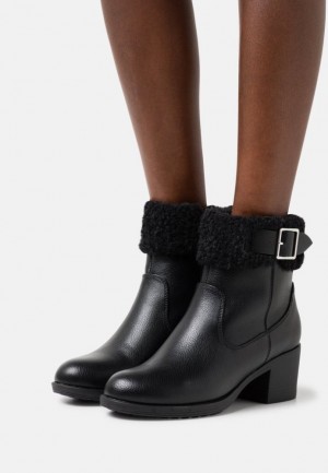 Dámské Kotníkové Boty Anna Field Zimní Booties Classic Ankle Boots Černé | ZRQM-06352