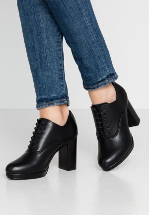 Dámské Lodičky Anna Field High Podpatku Ankle Boots Černé | JOKR-97065