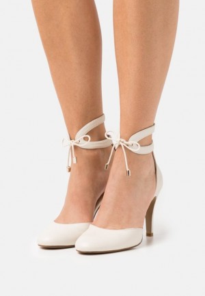 Dámské Lodičky Anna Field Læder Classic Heels Bílé | WGCM-03987
