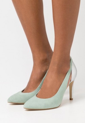 Dámské Lodičky Anna Field Læder High Heels Mátově Zelená | ZFIJ-37062