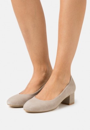Dámské Lodičky Anna Field Læder Pohodlí Classic Heels Šedé | KYNO-06218