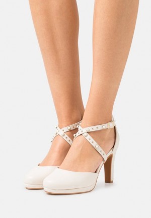 Dámské Lodičky Anna Field Platformy Heels Bílé | MUYA-26938