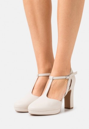 Dámské Lodičky Anna Field Platformy Heels Bílé | MPUT-31062