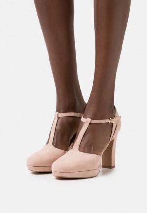 Dámské Lodičky Anna Field Platformy Heels Světle Růžové | PTKB-60728
