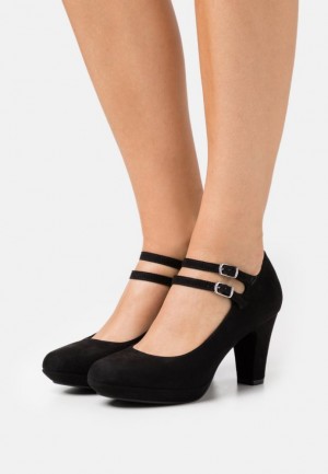 Dámské Lodičky Anna Field Platformy Heels Černé | DKGI-26075
