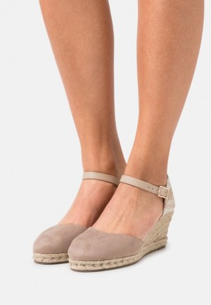Dámské Lodičky Anna Field Wedges Šedé Hnědé | AFHU-38276