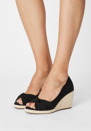 Dámské Lodičky Anna Field Wedges Černé | CZFE-70943