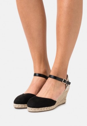 Dámské Lodičky Anna Field Wedges Černé | QYEF-10974