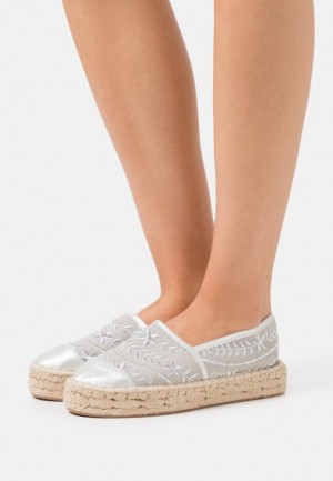 Dámské Nízká Boty Anna Field Espadrilles Stříbrné | HCDS-76830