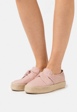 Dámské Nízká Boty Anna Field Espadrilles Světle Růžové | FQCM-02485