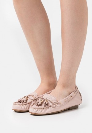 Dámské Nízká Boty Anna Field Læder Moccasins Růžové | NPYQ-48263
